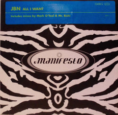 JBN : All I Want (12", Promo)