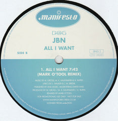 JBN : All I Want (12", Promo)