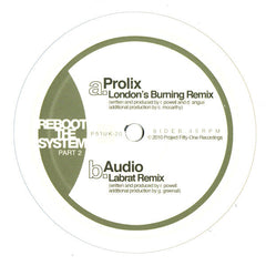 Prolix / Audio : Reboot The System (Part 2) (12", Single)
