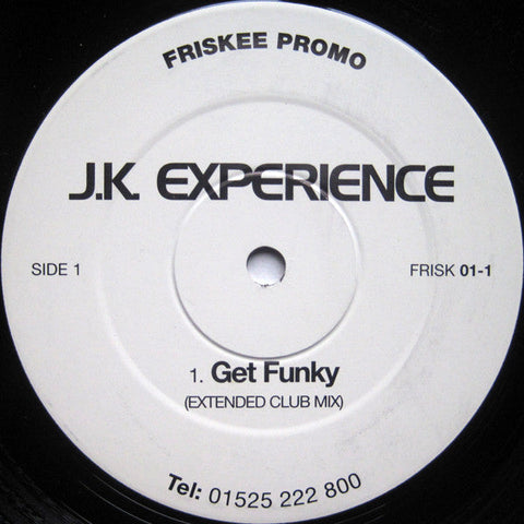 J.K. Experience : Get Funky (12", Promo)