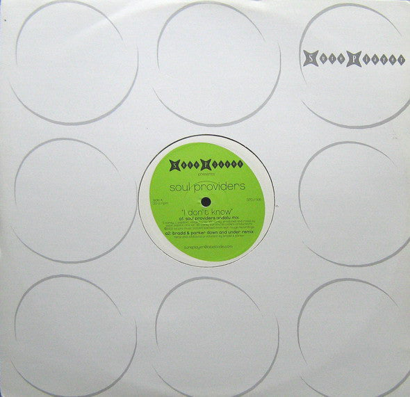 Soul Providers : I Don't Know (12")
