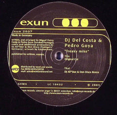 Del Costa & Pedro Goya : Freaky Mike (12")