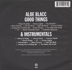 Aloe Blacc : Good Things & Instrumentals (2xLP, Album + LP, Ltd)