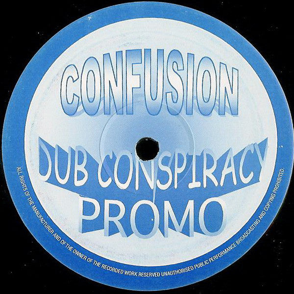 Dub Conspiracy : Confusion (12", Promo)