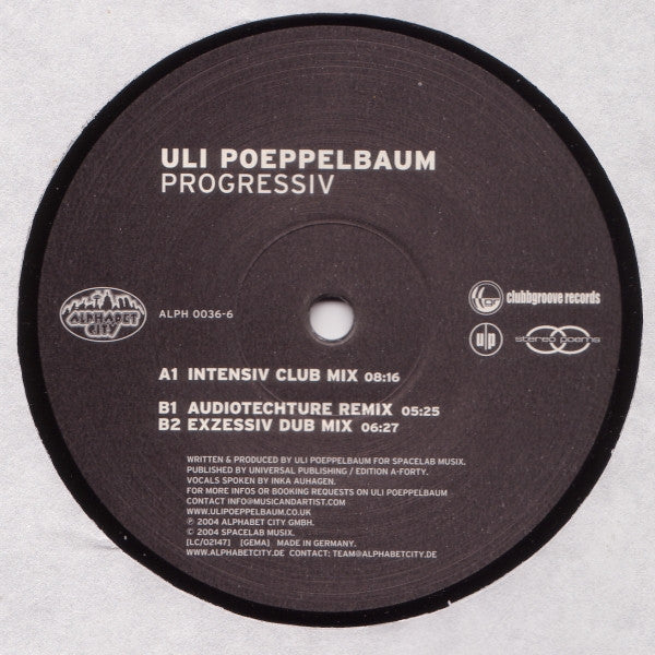 Ulrich Pöppelbaum : Progressiv (12")