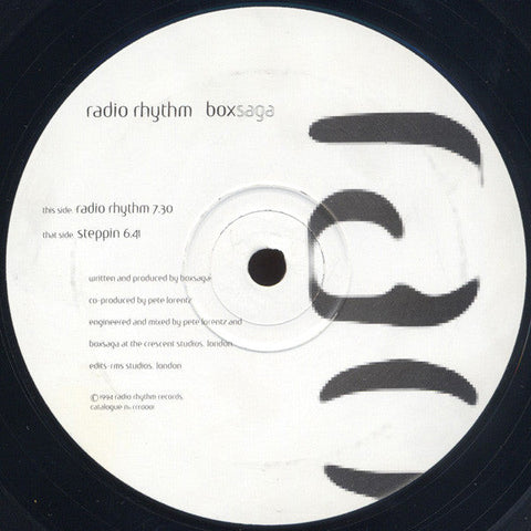 Boxsaga : Radio Rhythm (12")