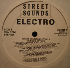 Various : Street Sounds Electro 5 (LP, Comp, Mixed)