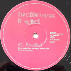 Jennifer Lopez : I'm Glad (12", Promo)