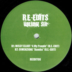 Various : Re-Edits Volume Six (12", Unofficial)