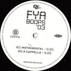 FYA : Boops '03 (12", Maxi)