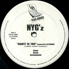NYG'z : Giantz Ta Thiz (12")