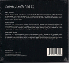Various : Subtle Audio Vol II (2xCD, Comp + CD, Mixed)