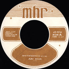 Ari Roze : Why You Wanna Be (With Me) (2x7", Ltd, Num)