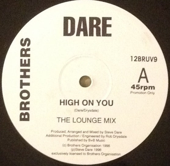Dare* : High On You (12")