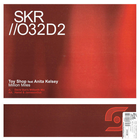 Toy Shop Feat. Anita Kelsey : Million Miles (12", Dis)