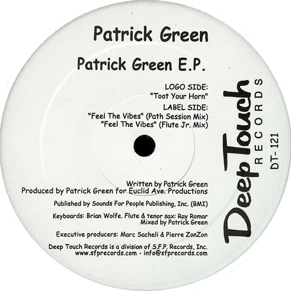 Patrick Green : Patrick Green E.P. (12", EP)