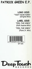 Patrick Green : Patrick Green E.P. (12", EP)