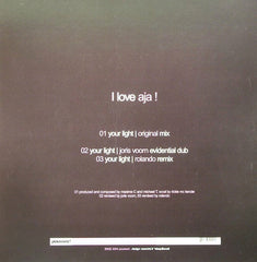 I Love Aja ! : Your Light (12")