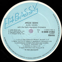 Alan Haven : Organ Magic (LP, Album, RE)