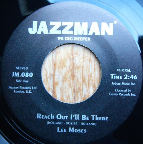 Lee Moses : Reach Out I'll Be There / Day Tripper (7", RE)