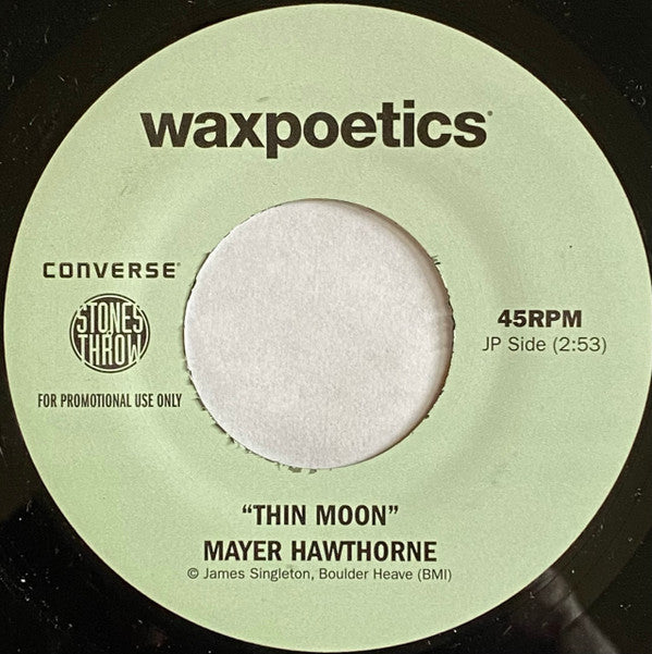James Pants / Mayer Hawthorne : Green Eyed Love / Thin Moon (7", Promo)