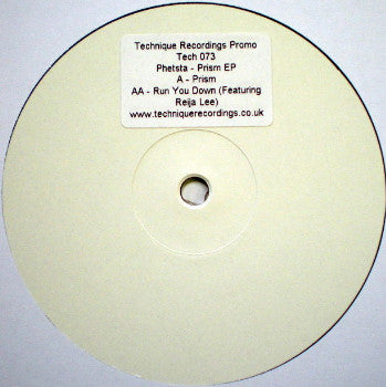 Phetsta : Prism EP (12", Promo, W/Lbl)