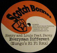 Henry & Louis feat. Pacey : Everyman Different (Mungo's Hi Fi Rmx) (12", EP)