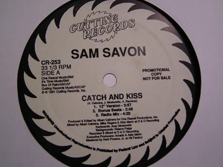 Sam Savon : Catch And Kiss (12", Promo)