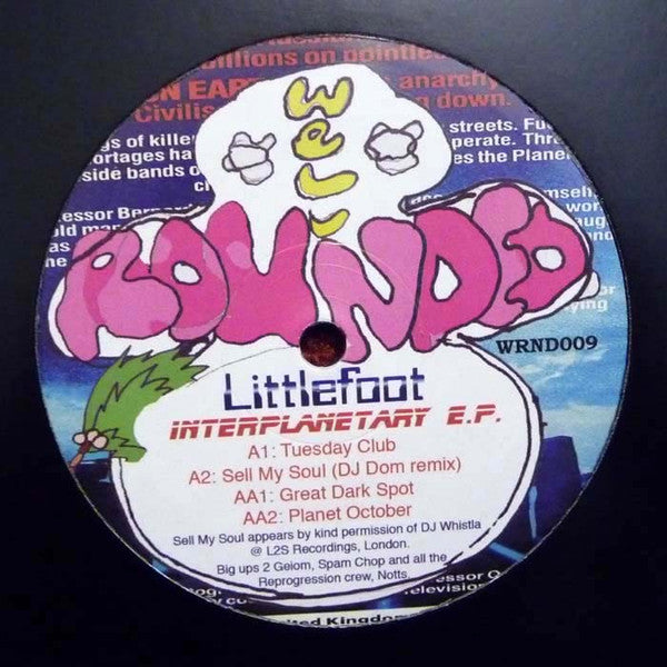 Littlefoot : Interplanetary EP (12", EP)
