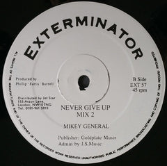 Mikey General : Never Give Up (12")