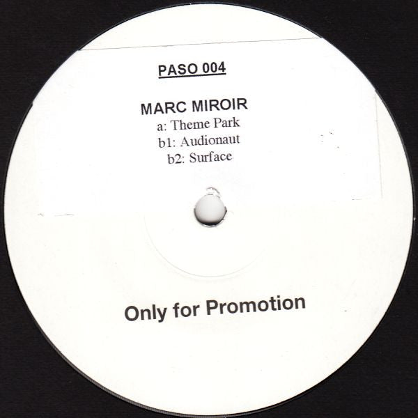 Marc Miroir : Theme Park (12", Promo, W/Lbl)