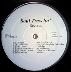Various : Soul Travelin' (LP, Comp, Promo, Unofficial)