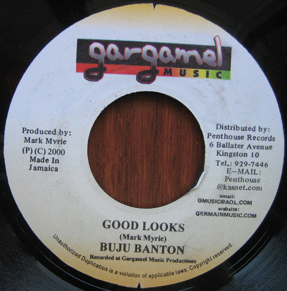 Buju Banton : Good Looks (7")