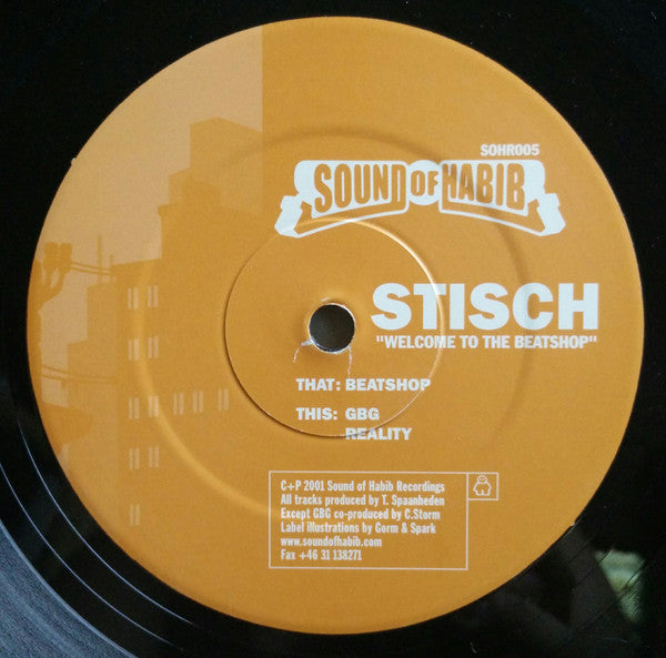 Stisch : Welcome To The Beatshop EP (12")