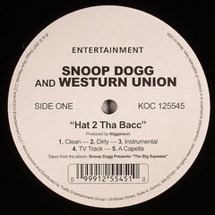 Snoop Dogg And Western Union / Snoop Dogg And Azure (8) : Hat 2 Tha Bacc / Get It Started (12")