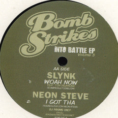 Pimpsoul / Parker (7) / Slynk / Neon Steve : Into Battle EP Vol 3 (12", EP, Promo)