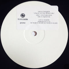 Neon Heights : Check Out The White Folks (12", Promo, W/Lbl)