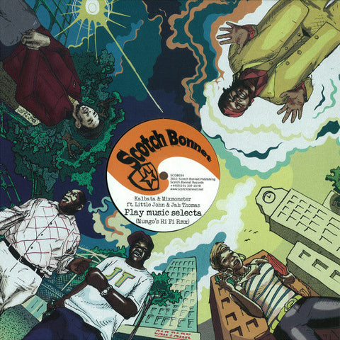Kalbata & Mixmonster Ft. Little John & Jah Thomas : Play Music Selecta (Mungo's Hi Fi Rmx) / Sugar Plum Plum (RSD Rmx) (12")