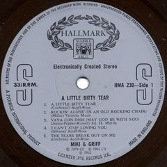 Miki & Griff : A Little Bitty Tear (LP, Comp, RE, RM)