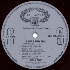 Miki & Griff : A Little Bitty Tear (LP, Comp, RE, RM)