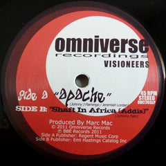 Marc Mac Presents Visioneers : Apache / Shaft In Africa (Addis) (7", Ltd)