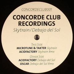 Microtune & Takter, Acidfactory, Oscar : Skytrain / Debajo Del Sol (12")