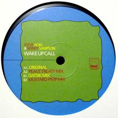 Steve Aoki & Sidney Samson : Wake Up Call (12")