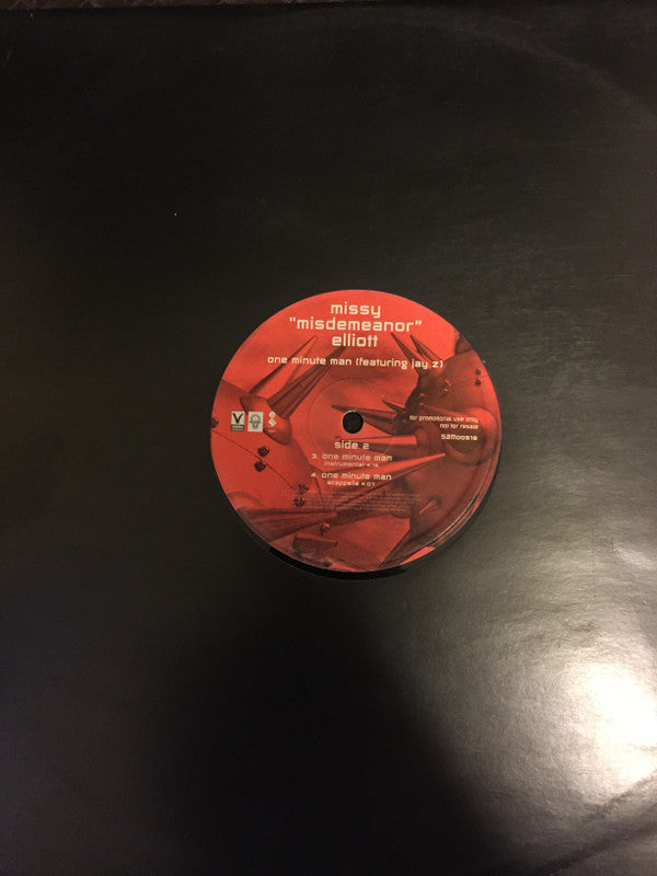 Missy Elliott Feat. Jay-Z : One Minute Man (12", Promo)