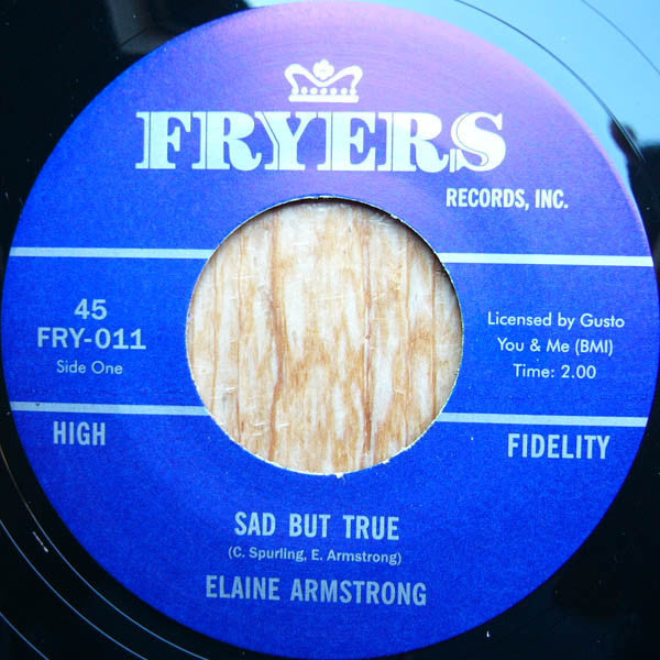 Elaine Armstrong / The Vonns : Sad But True / So Many Days (7", Single, RE)