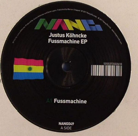 Justus Köhncke : Fussmachine EP (12", EP)