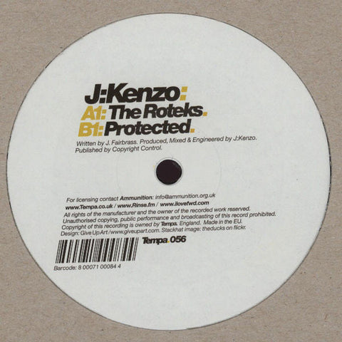 J:Kenzo : The Roteks / Protected (12")