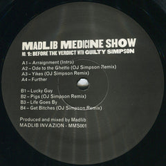 Madlib With Guilty Simpson : Before The Verdict (2xLP, Album)