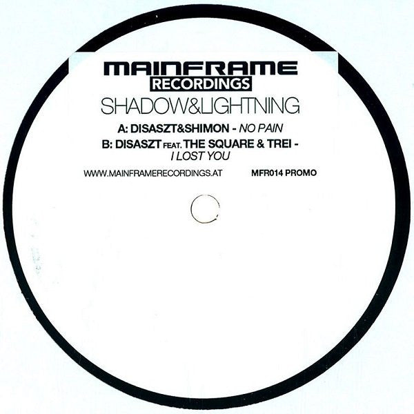 Disaszt & Shimon / Disaszt Feat. The Square & Trei : No Pain / I Lost You (12", Ltd, Promo, Smplr, W/Lbl, Sti)