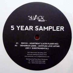 DJ Rocco / Demarkus Lewis / Soy Mustafa : Shack Music 5 Years - Part One (12", EP, Smplr, Whi)